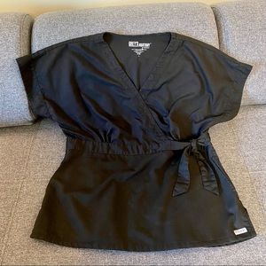 Black Grey’s Anatomy Scrub Top size Large